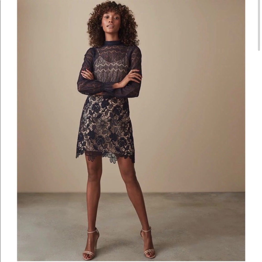 Reiss dress with gorgeous lace work